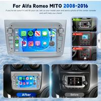 VECHTEL Autoradio 2G+64G Android 15 per Alfa Romeo