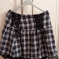 Gonna a quadretti Romwe