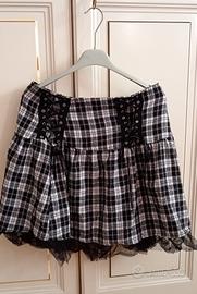 Gonna a quadretti Romwe