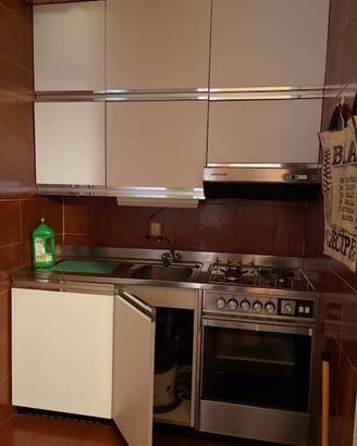 Mini cucina lineare 164 cm con elettrodomestici