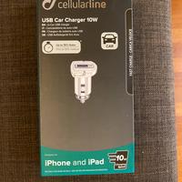 USB caricatore auto 10w