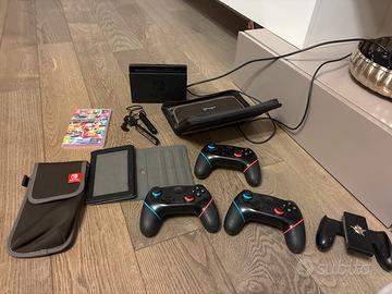 Nintendo Switch 1 +accessori+mario kart 8 dlx