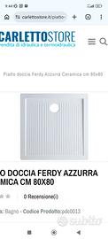 Piatto doccia 80x80 Nuovo