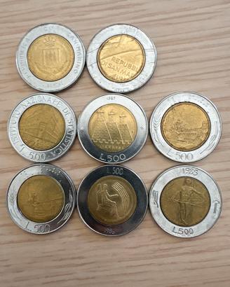 Monete da 500 lire
