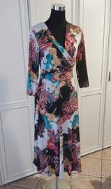 Abito a stampa paisley floreale 42/44