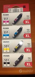 cartuccie canon 551xl