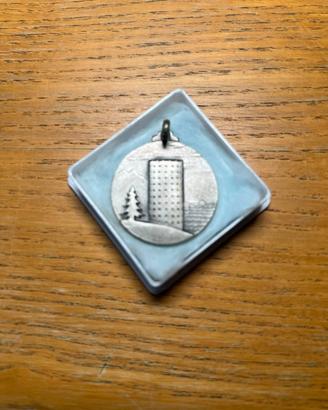 Medaglia ricordo Colonie Fiat 1962 Argento 800