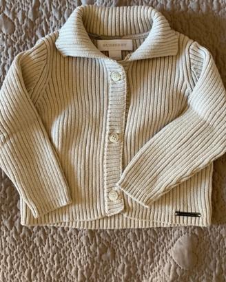 Cardigan Burberry taglia 6 Mesi Perfetto