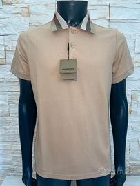 Polo Burberry Uomo colore Camel Collezione P/E