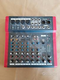 Proel MQ10FX - Mixer ultra compatto con 10 ingress