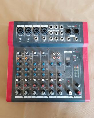 Proel MQ10FX - Mixer ultra compatto con 10 ingress