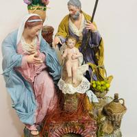 NATIVITÀ Napoletana su base color oro