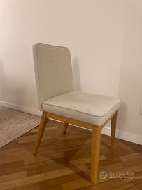 Sedia Westwing Legno e Tessuto