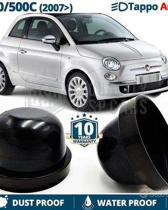 2 TAPPI Fari FIAT 500 C 2007> Coperchio LED XENON