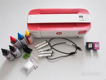 Stampante HP DeskJet 3733 + set di ricarica 