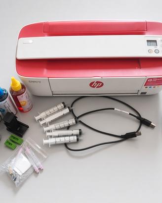 Stampante HP DeskJet 3733 + set di ricarica 