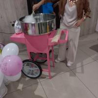 Zucchero filato mascotte gonfiabile 