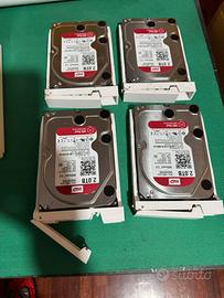 Hard disk 2x2TB wd red e 2x3tb toshiba