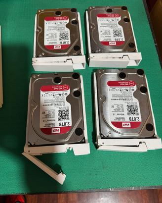 Hard disk 2x2TB wd red e 2x3tb toshiba