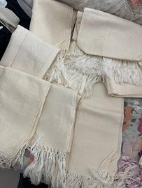 8 Asciugamani in tela di cotone