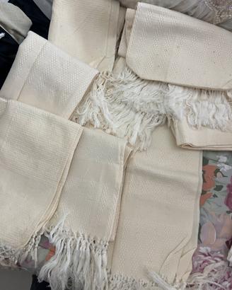 8 Asciugamani in tela di cotone