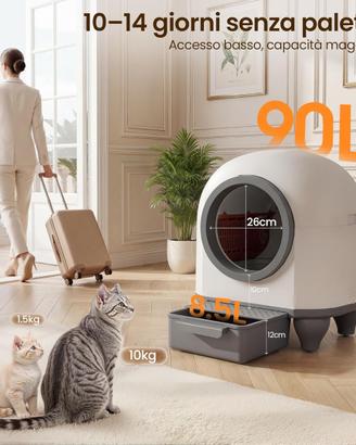 Lettiera Gatti Autopulente XXL - Nuova