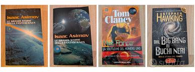 Lotto 4 libri fantascienza – Net Force, Hawking