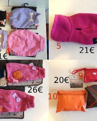 Cappottini, antipioggia e impermeabili per cani