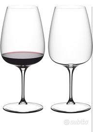 CALICI RIEDEL VINO ROSSO BIANCO BOLLICINE