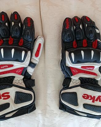 Guanti in pelle moto pista Spyke tg. S