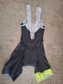 salopette btwin grigio chiaro bianca