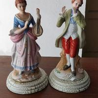 STATUINE IN PORCELLANA/CERAMICA  VINTAGE BISCUIT