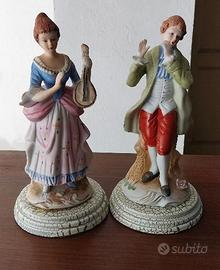 STATUINE IN PORCELLANA/CERAMICA  VINTAGE BISCUIT