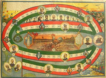 Antico gioco dell'Oca  del1915, Le Glorie Italiane