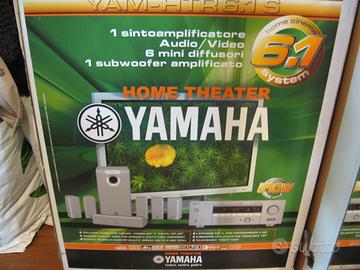 Home Theatre YAMAHA 6.1 nuovo mai usato, 510w RMS