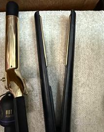 Piastra e arriccia capelli professionali