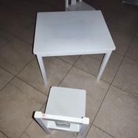 Tavolino con sedie Ikea per bimbi da 2 a 6 anni