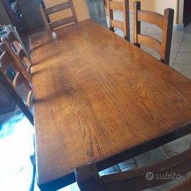 Tavolo ciliegio con sedie