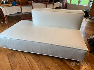 Divano by Marenco mod Arglex pelle bianca nuovo