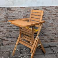 Seggiolone in legno Foppapedretti