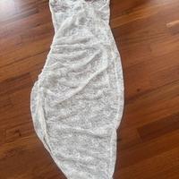 Abito pizzo  bianco shein nuovo con cartellino