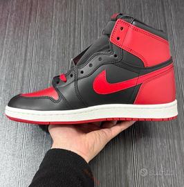 Jordan Air Jordan 1 High OG Nero e Rosso 39