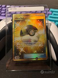 ultraball secret rare gold pokemon sole e luna
