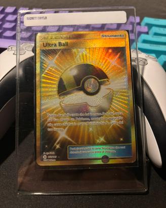ultraball secret rare gold pokemon sole e luna