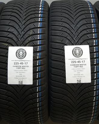 4 GOMME 225 45 17 HANKOOK A64551