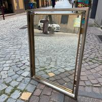 French 1970s Modernist Mirror