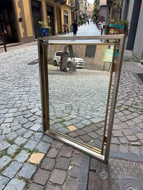 French 1970s Modernist Mirror