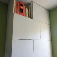 Composizione pensili IKEA EKET bianchi