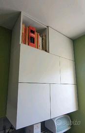 Composizione pensili IKEA EKET bianchi