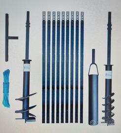 Set trivelle manuali sistema Nuovo per scavo pozzo